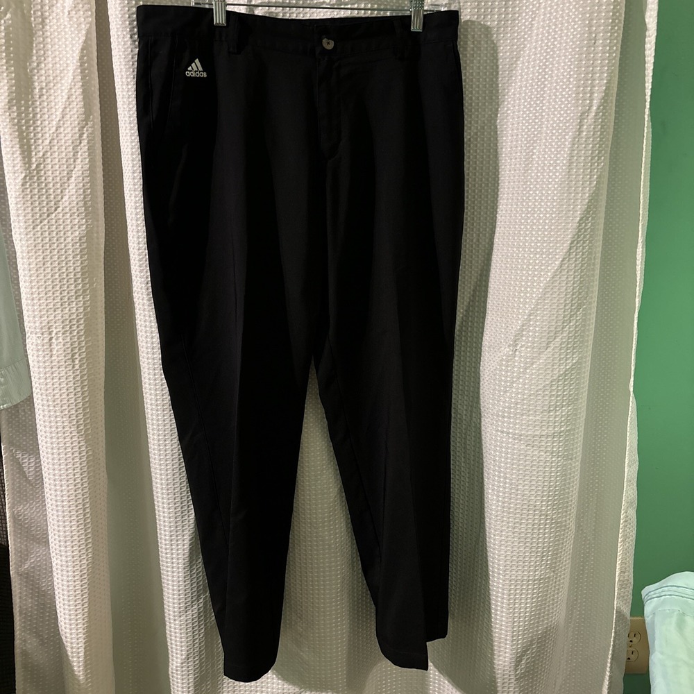 Adidas Climalite Mens Black Golf Pants Size 35X30